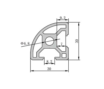 3030R鋁型材物理參數
