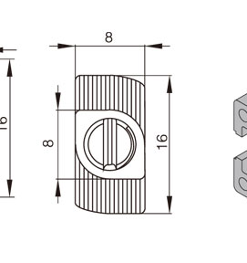 鋁型材T型螺栓物理參數2