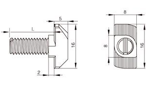 T型螺栓技術參數(shù)
